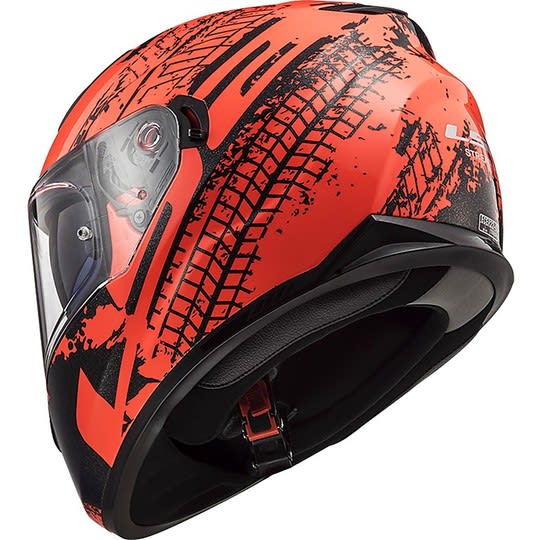CASCO LS2 FF 320 STREAM EVO LAVA NEG NARANJ FLUO