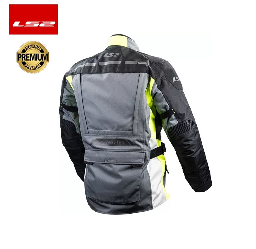 CHAQUETA LS2 LANCE GRIS HOMBRE (3 CAPAS)