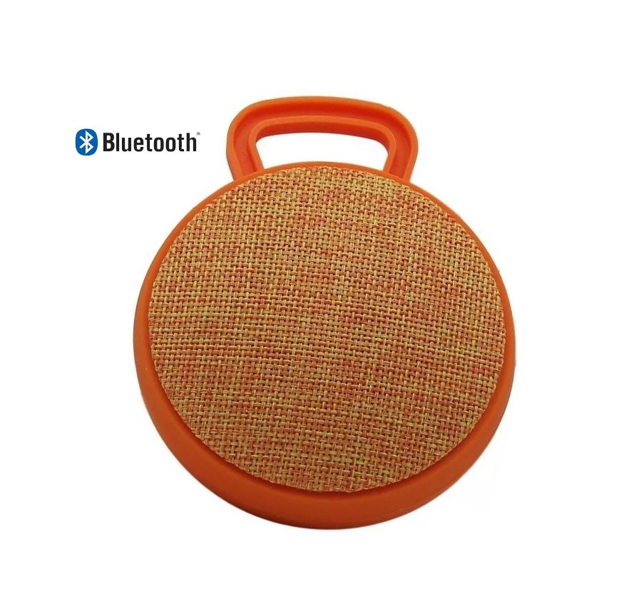 PARLANTE RECARGABLE COD.134 REDONDO TELA A01L 5 COLORES