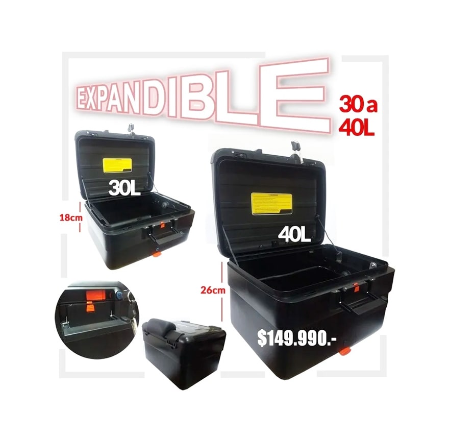 MALETA TOP CASE E-69X