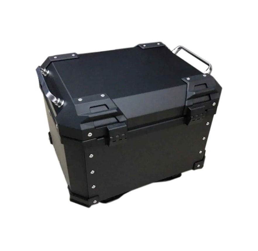 MALETA TOP CASE ALUMINIO E-70 NEGRA