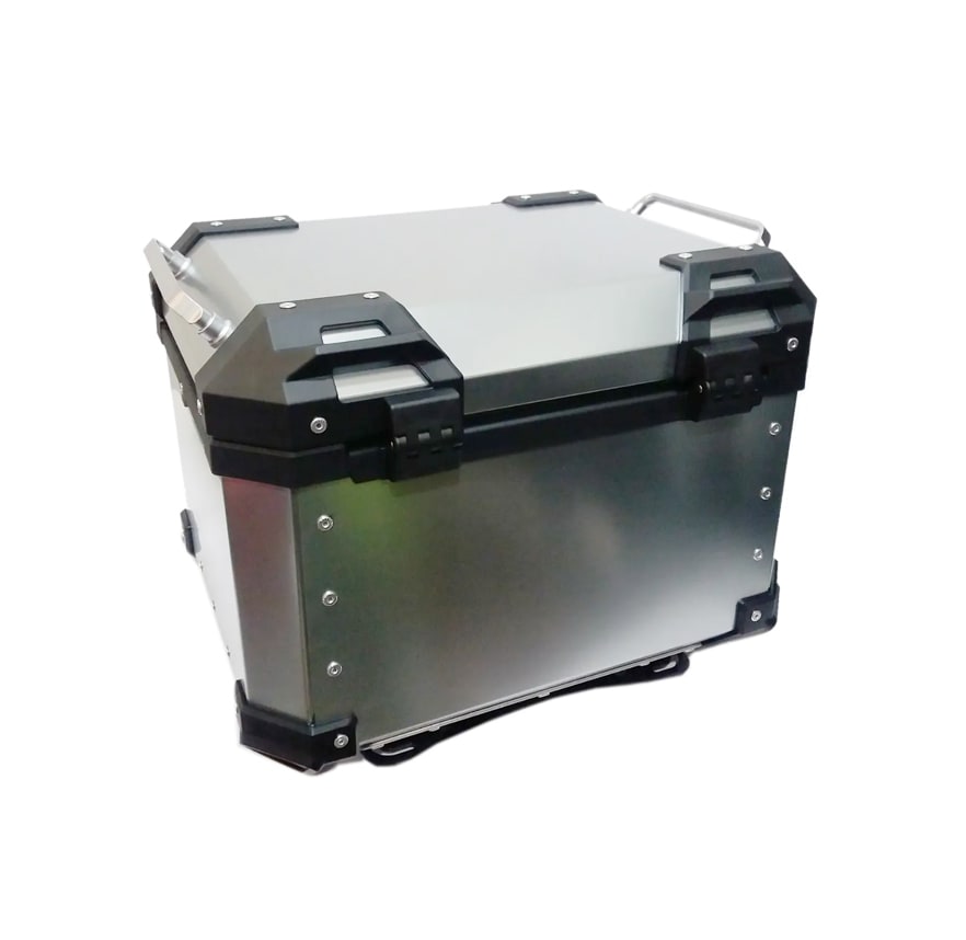 MALETA TOP CASE ALUMINIO E-70 GRIS