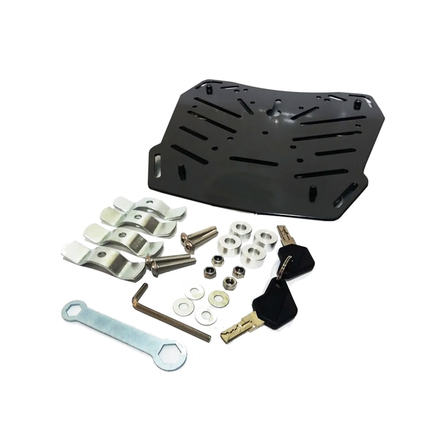 MALETA TOP CASE ALUMINIO E-70 GRIS