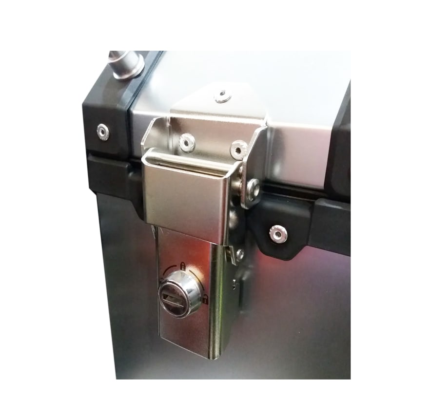MALETAS LATERALES V-39 ALUMINIO GRIS