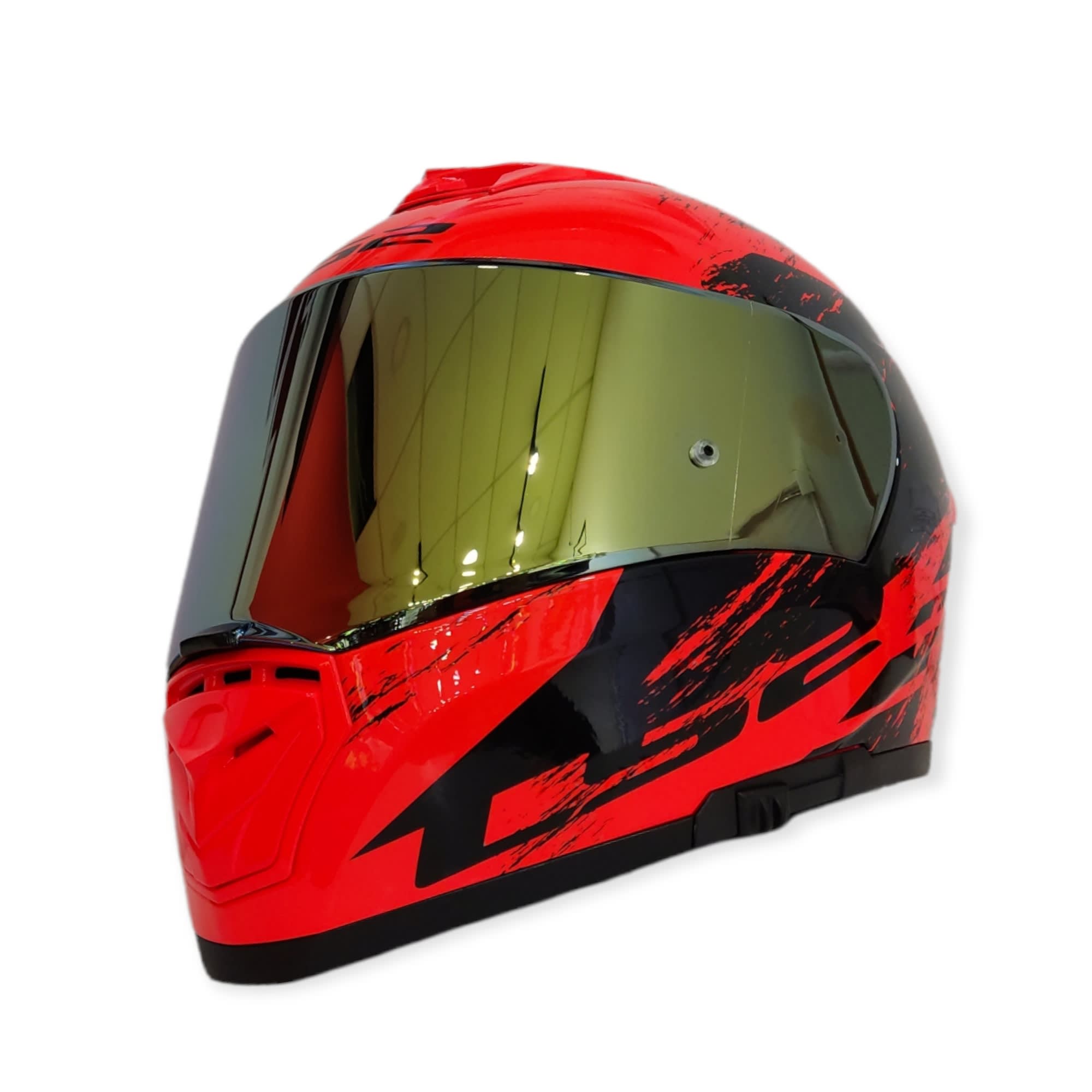 VISOR MICA LS2 FF 390 IRIDIUM DORADA