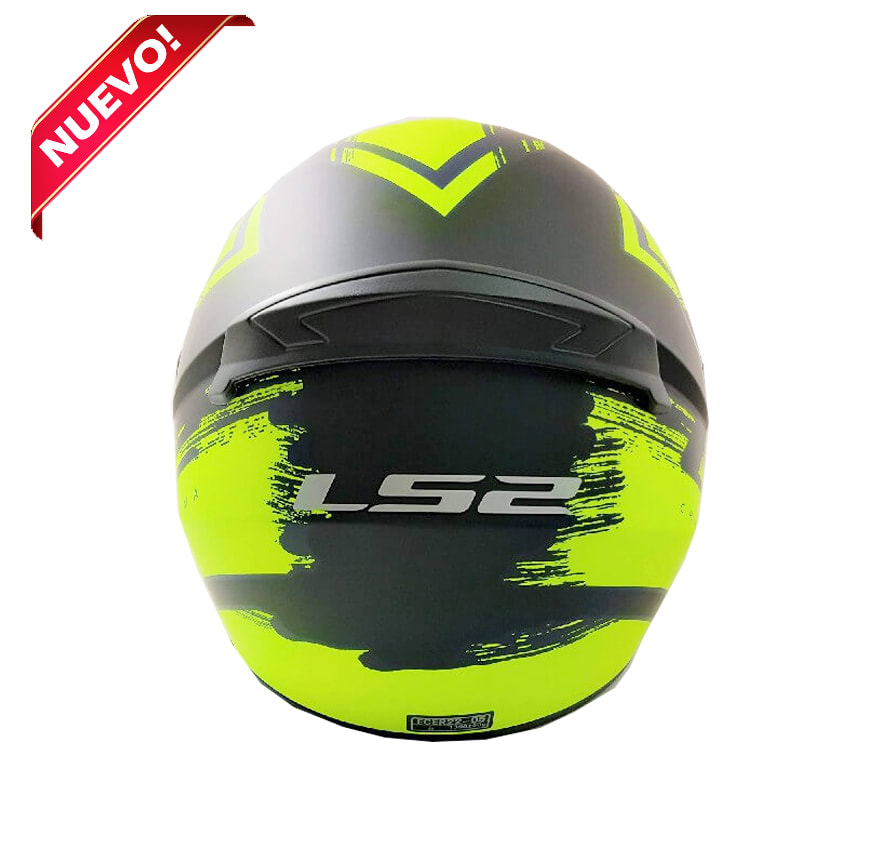 CASCO LS2 FF 352 CHROMA NEGRO AMARILLO