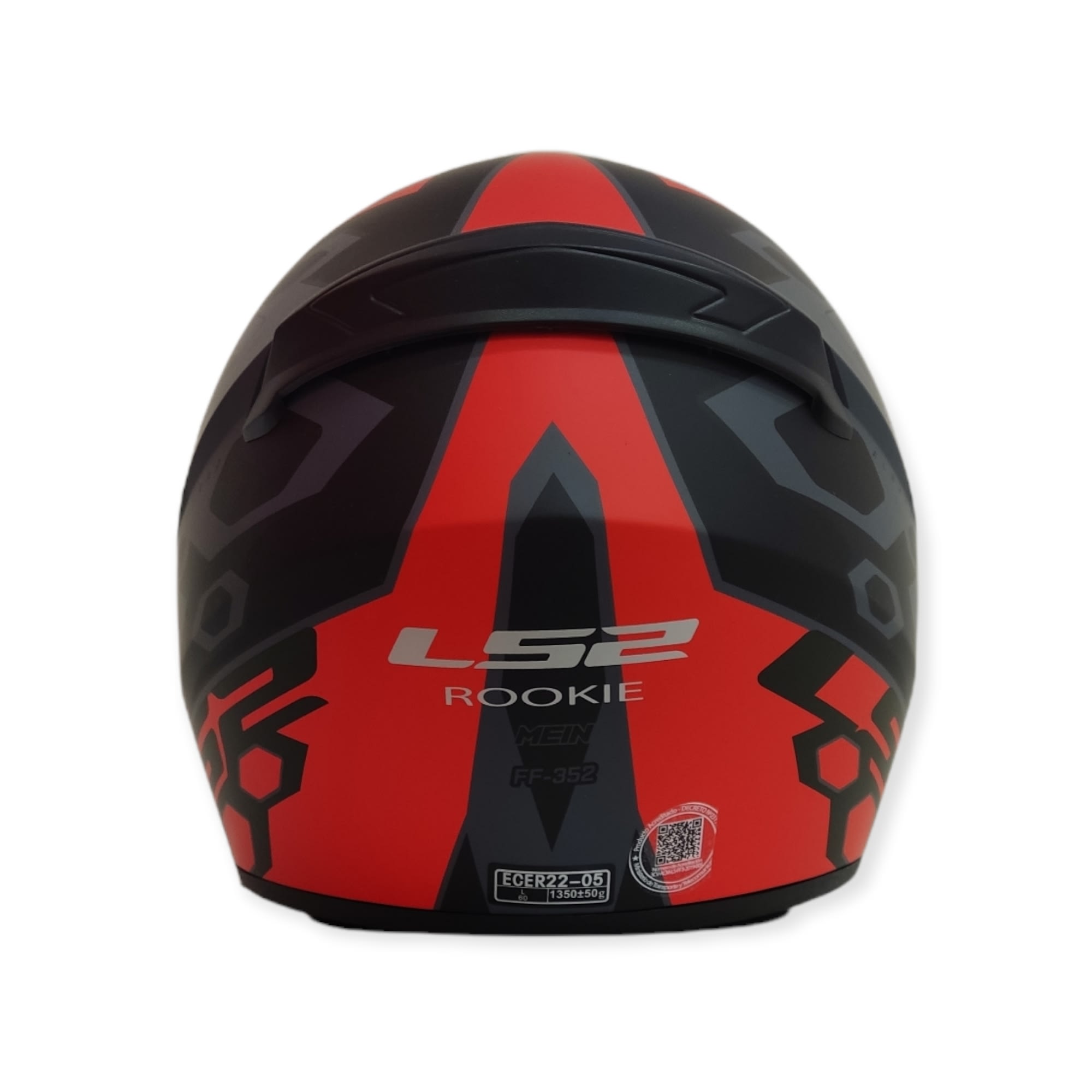 CASCO LS2 FF 352 MEIN NEG ROJO MAT