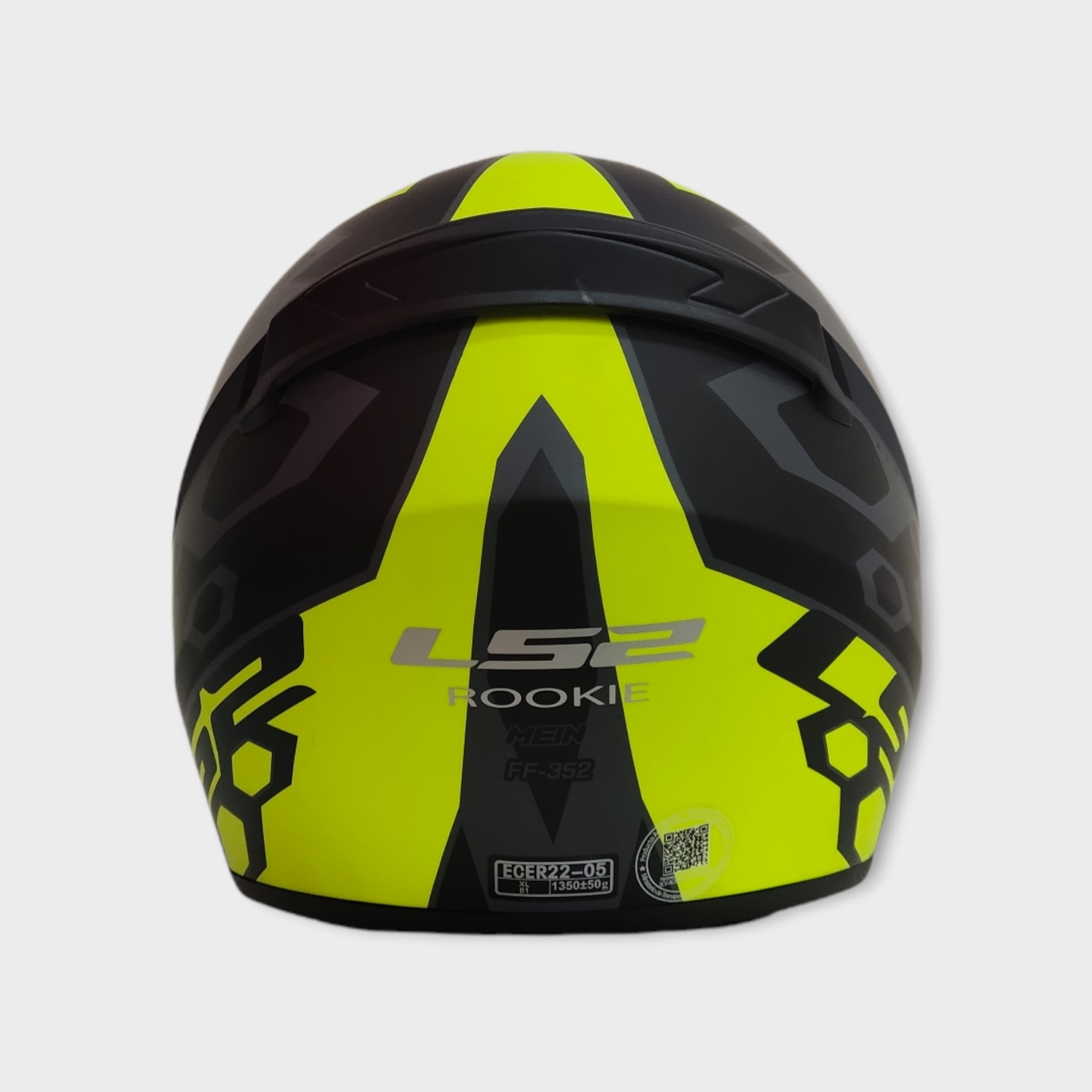 LS2 FF 352 MEIN MATT BLACK NEON YELLOW