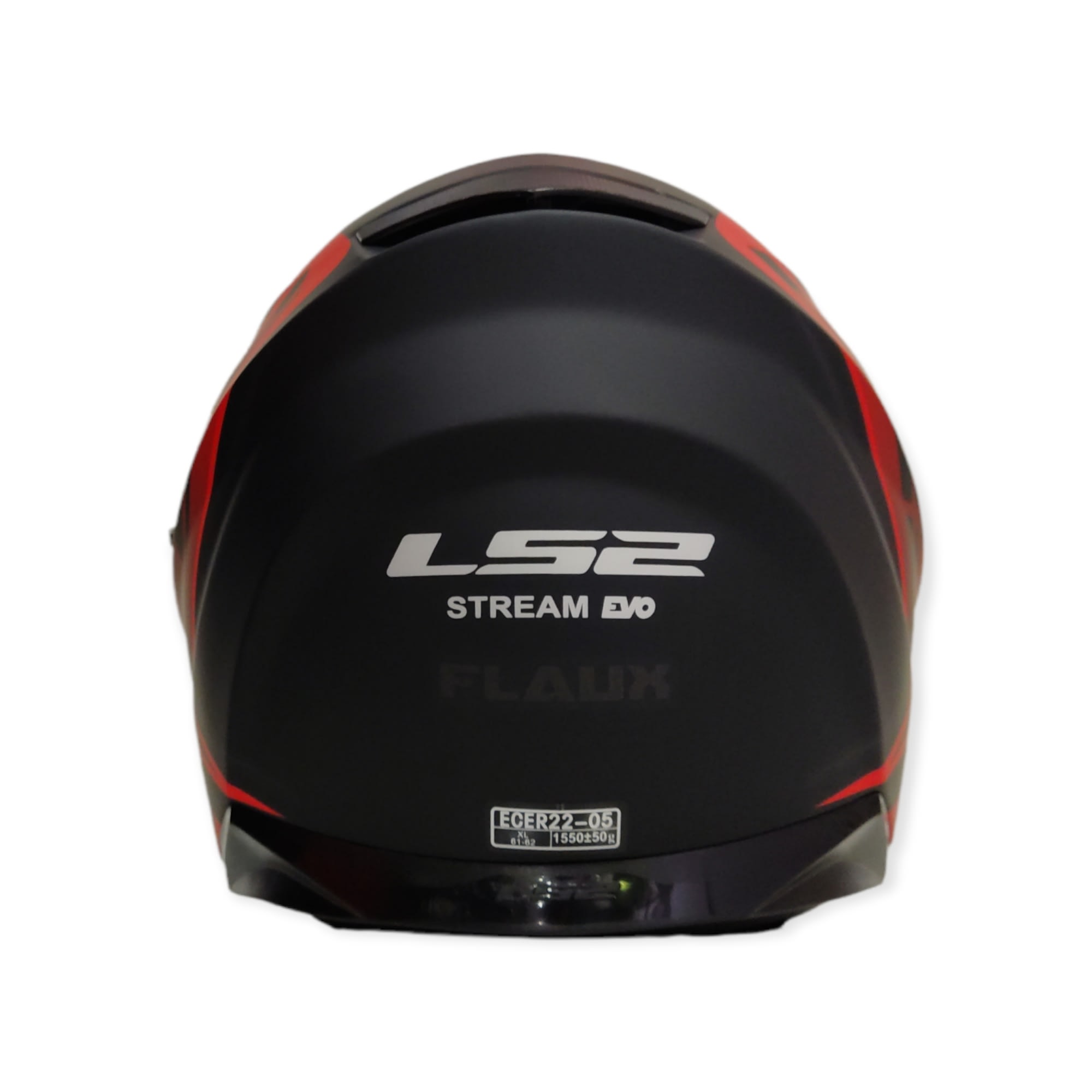 CASCO LS2 FF 320 STREAM EVO FLAUX NEGRO ROJO