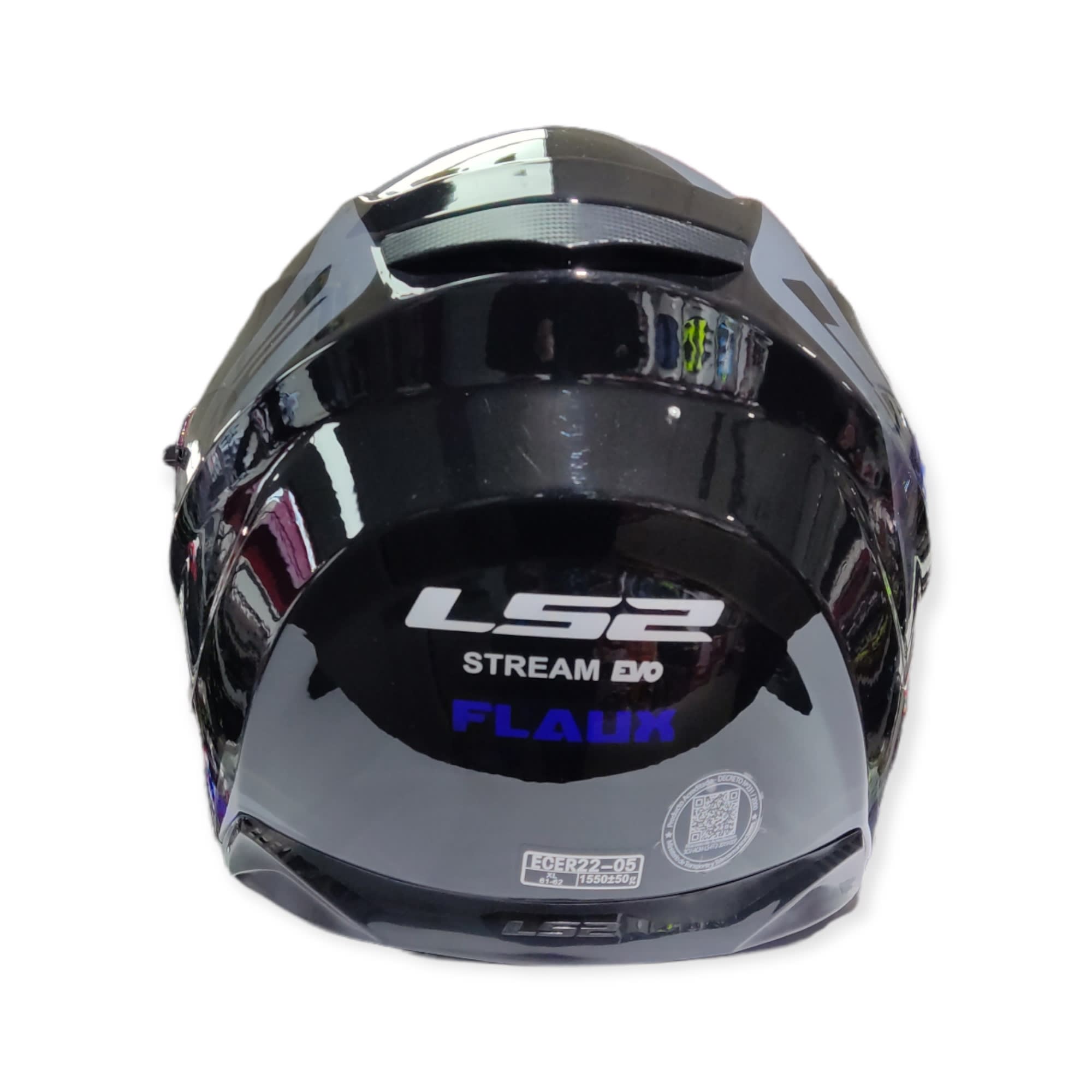 CASCO LS2 FF 320 STREAM EVO FLAUX NEGRO AZUL