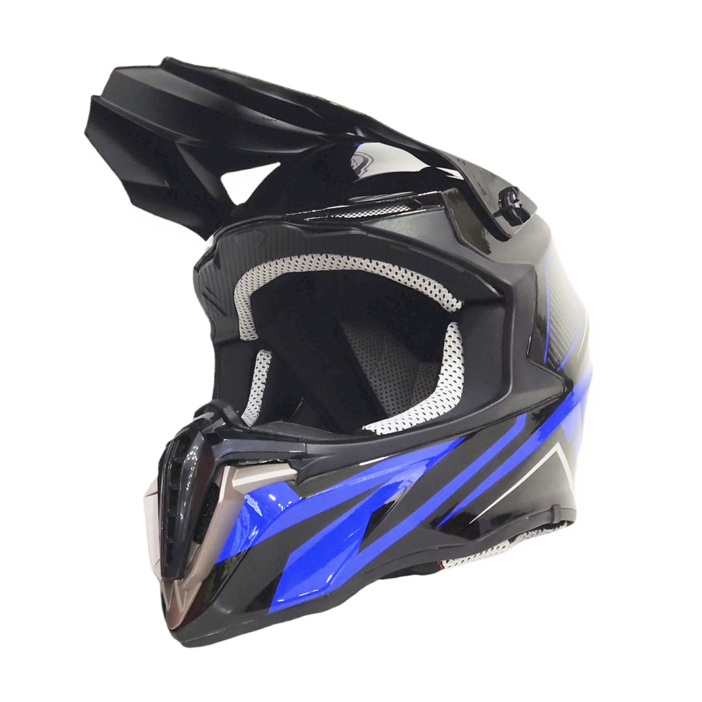 CASCO CROSS AREX MR-806 NEGRO AZUL