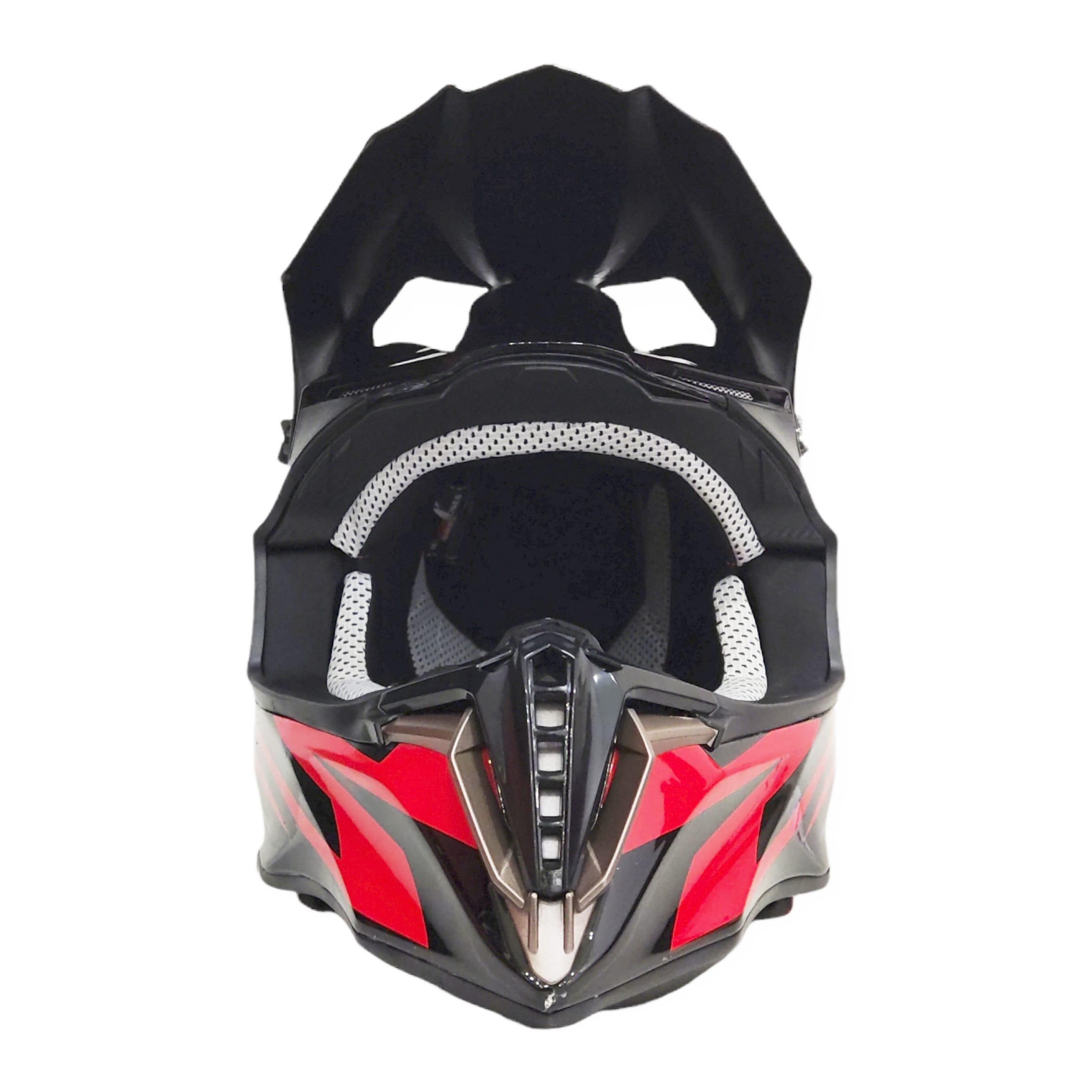 CASCO CROSS AREX MR-806 NEGRO ROJO
