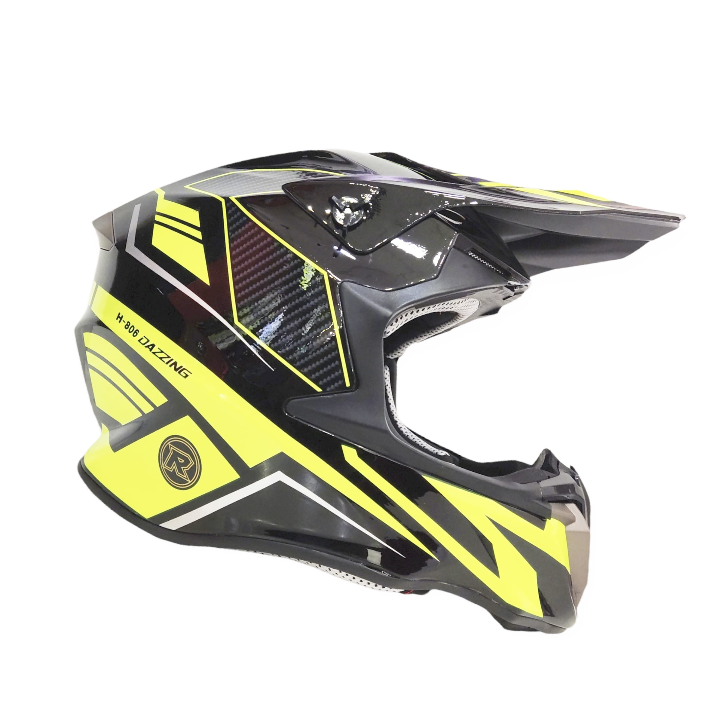 CASCO CROSS AREX MR-806 NEGRO AMARILLO
