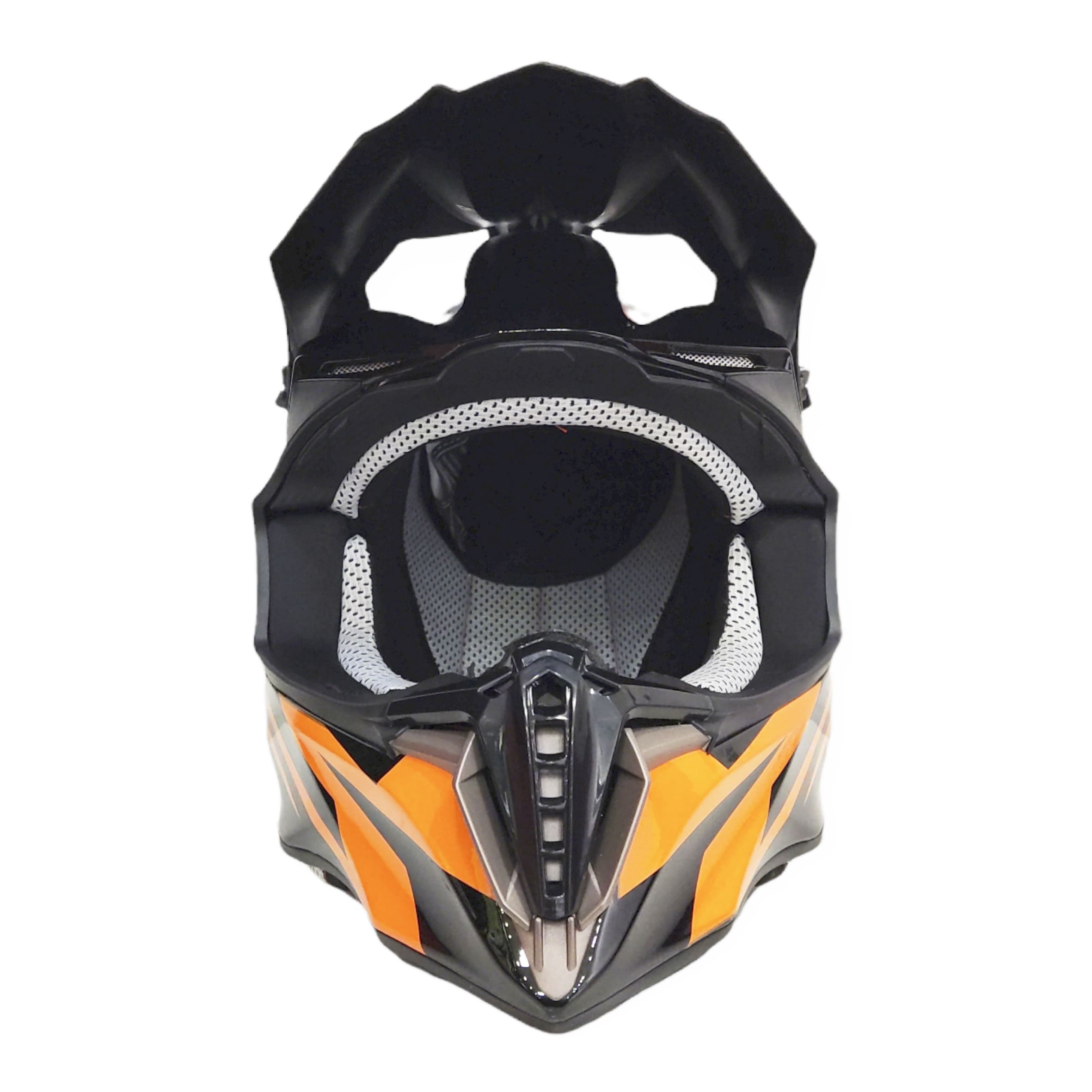 CASCO CROSS AREX MR-806 NEGRO NARANJO