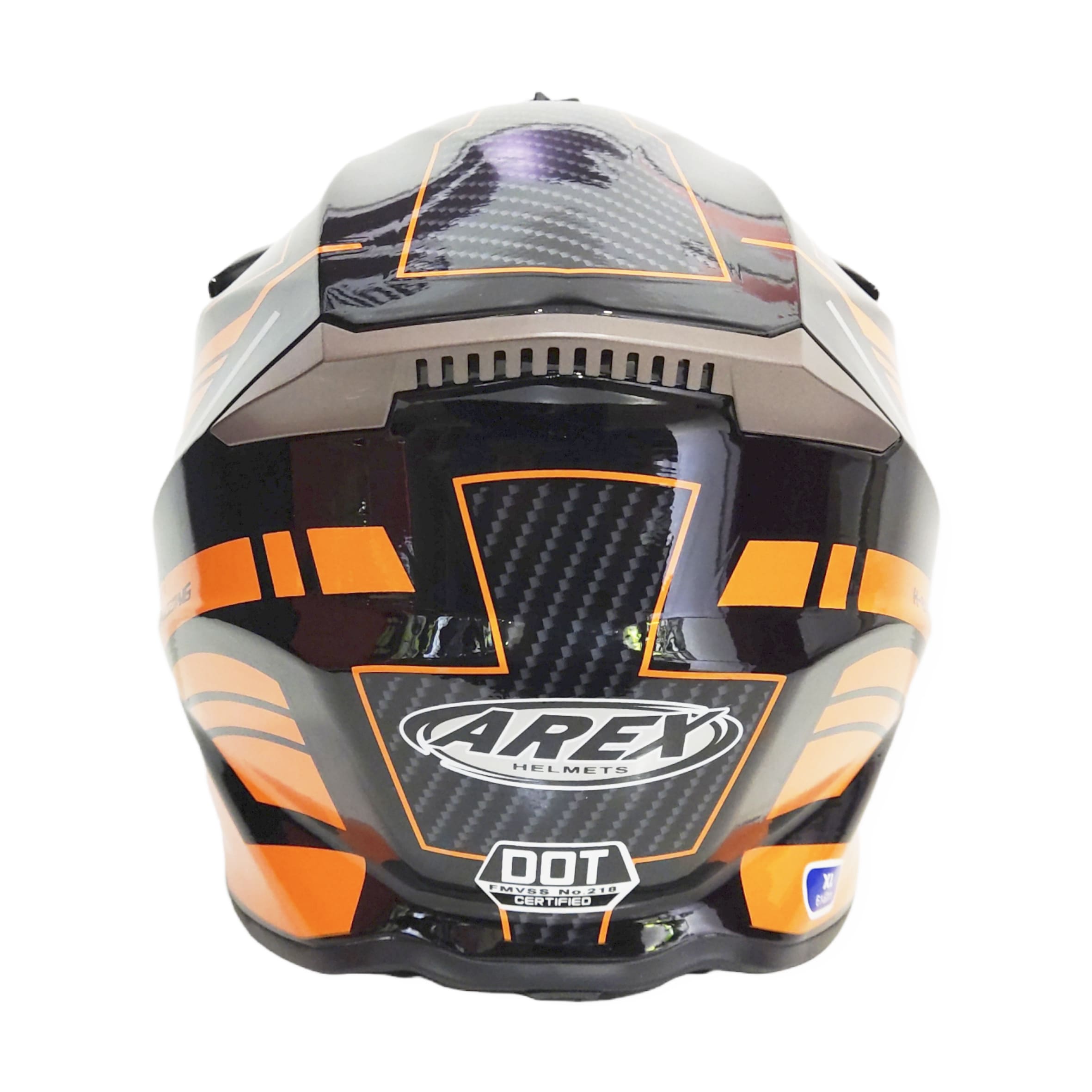 CASCO CROSS AREX MR-806 NEGRO NARANJO