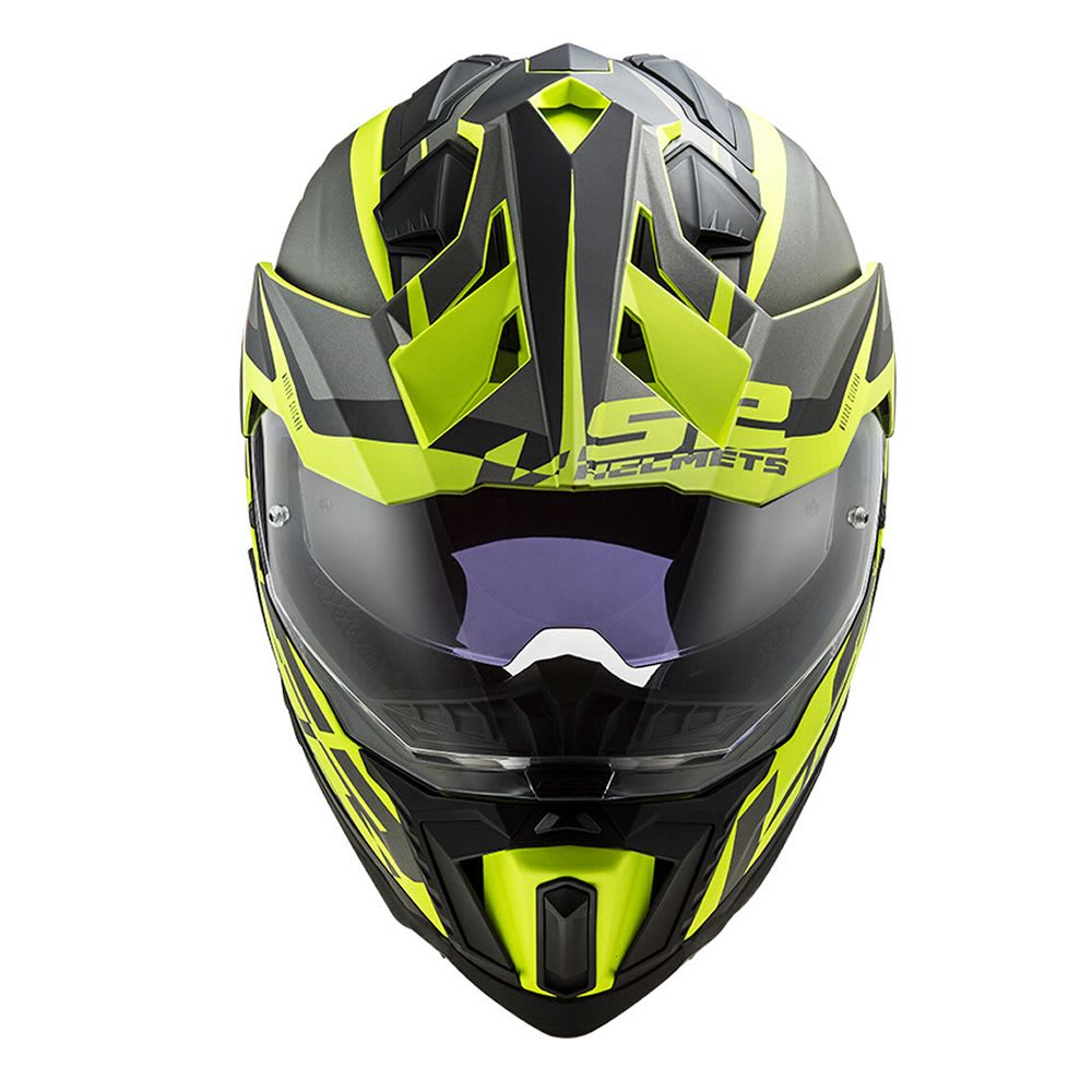 CASCO LS2 MX701 EXPLORER ALTER NEGRO AMARILLO MATE