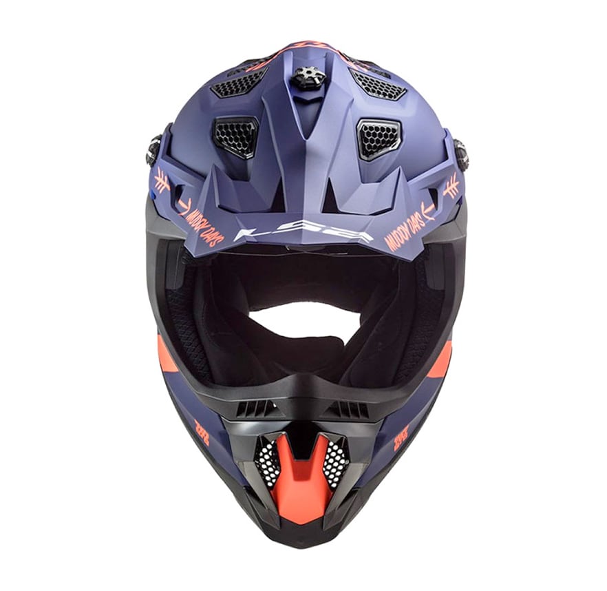 CASCO LS2 MX700 SUBVERTER EVO CARGO AZUL NARANJA MATE