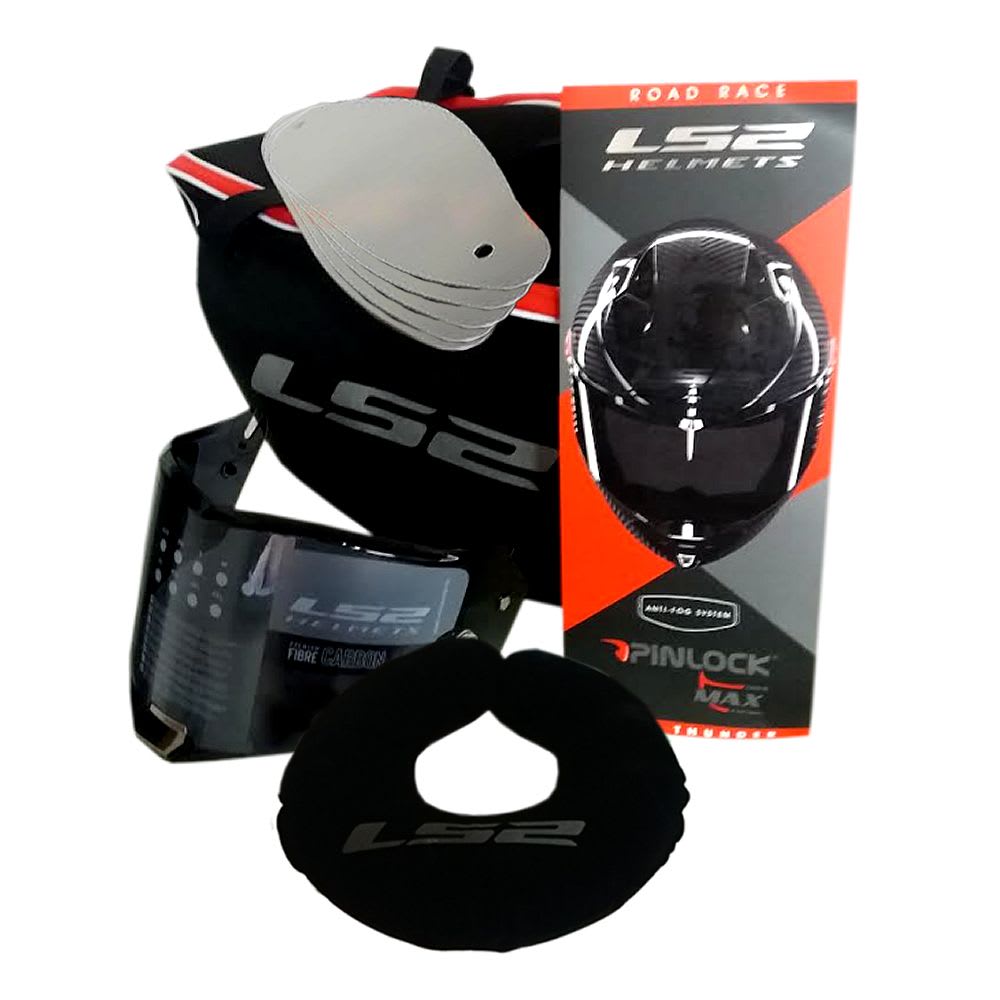 CASCO LS2 FF 805 THUNDER RACING1 ROJO BLANCO