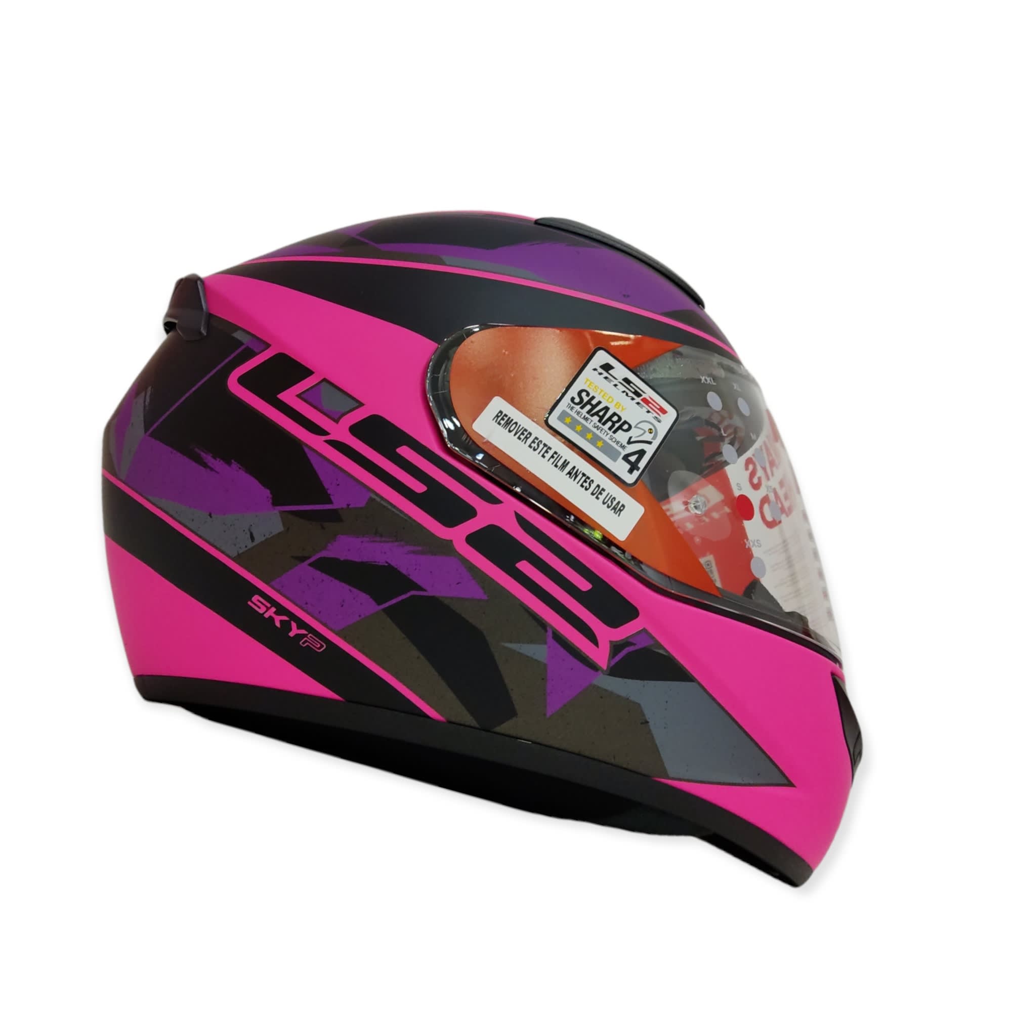 CASCO LS2 FF 352 RECRUIT NGO ROSA MAT