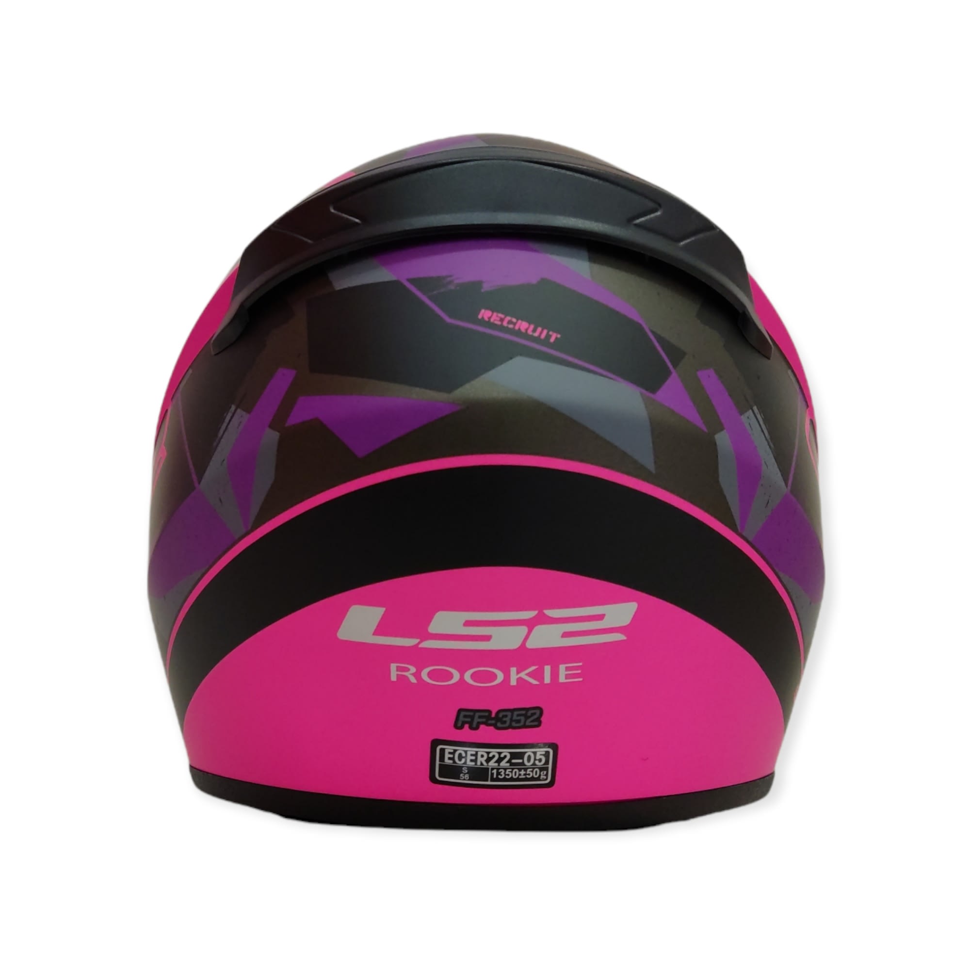 CASCO LS2 FF 352 RECRUIT NGO ROSA MAT