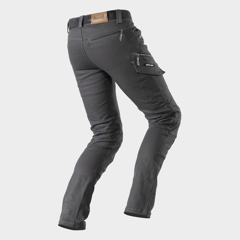 PANTALON LS2 STRAIGHT GRIS OSCURO