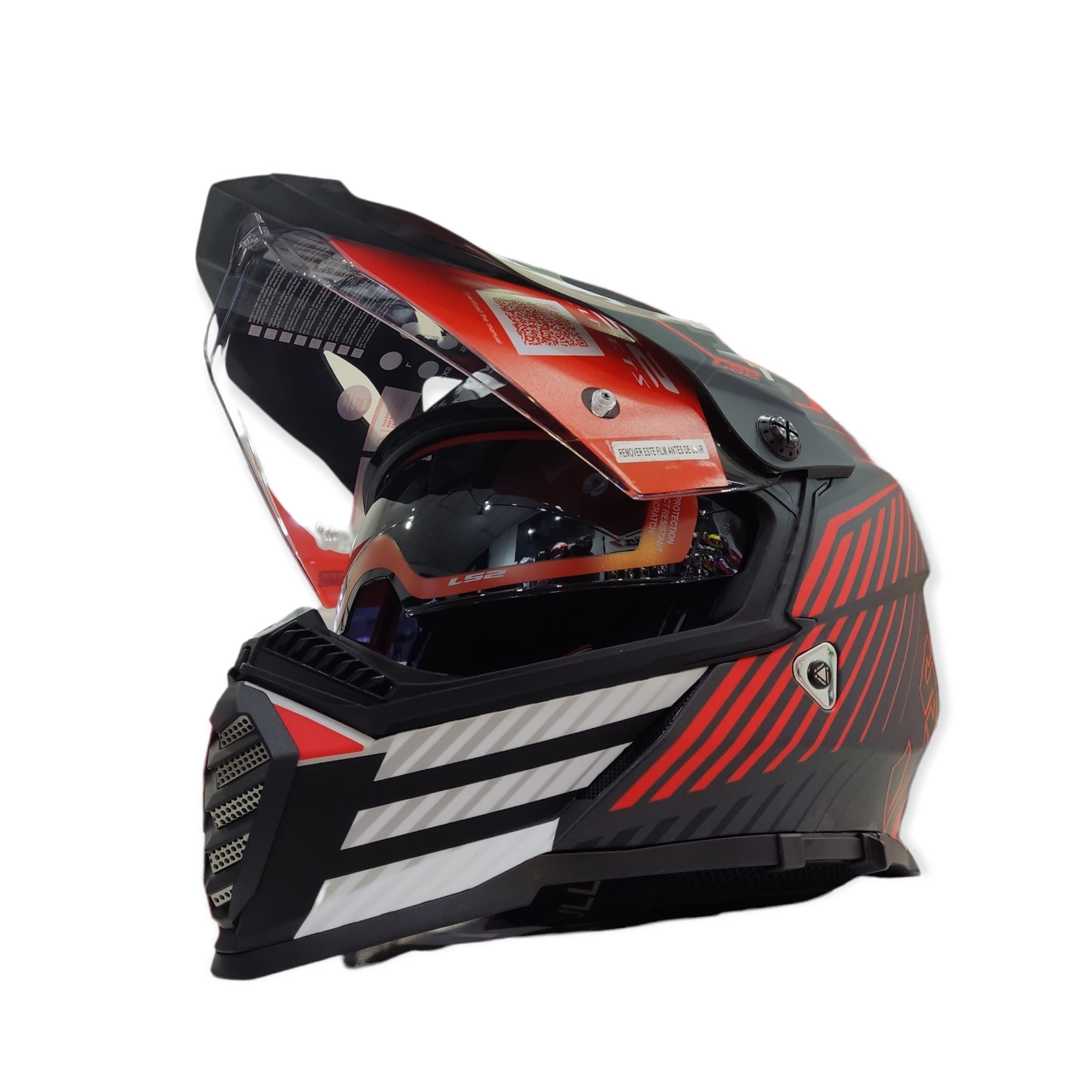 MX 436 PIONEER EVO SATURN MATT BLACK RED