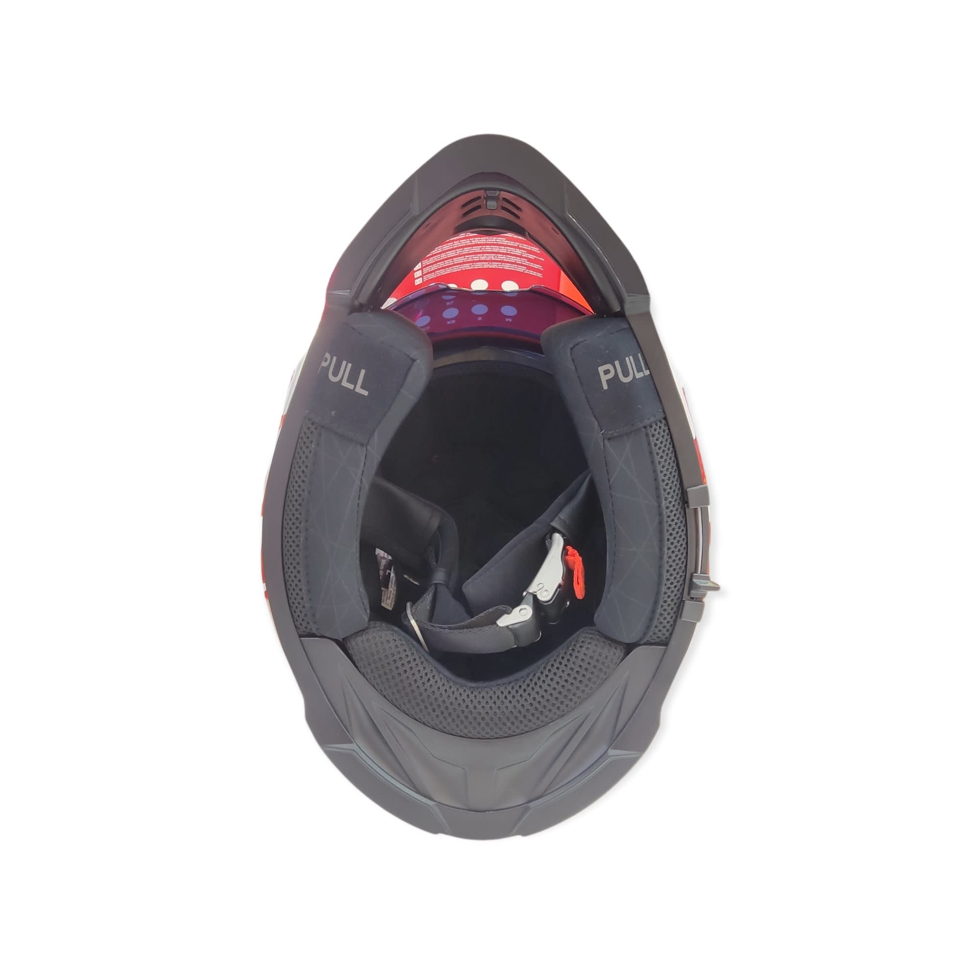 MX 436 PIONEER EVO SATURN MATT BLACK RED