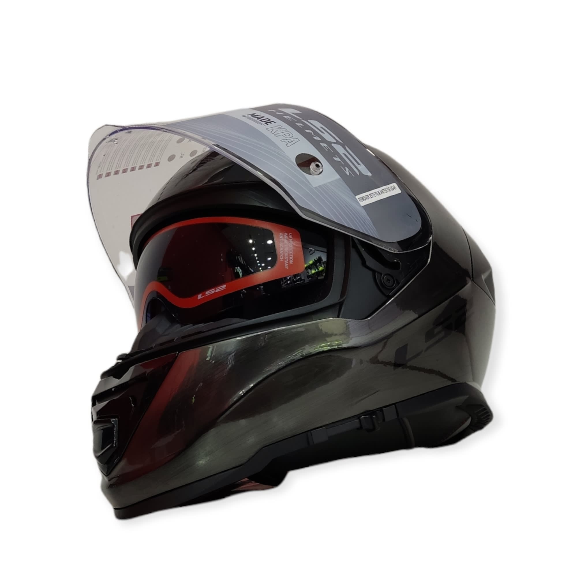 CASCO LS2 FF 800 STORM JEANS TITANIUM
