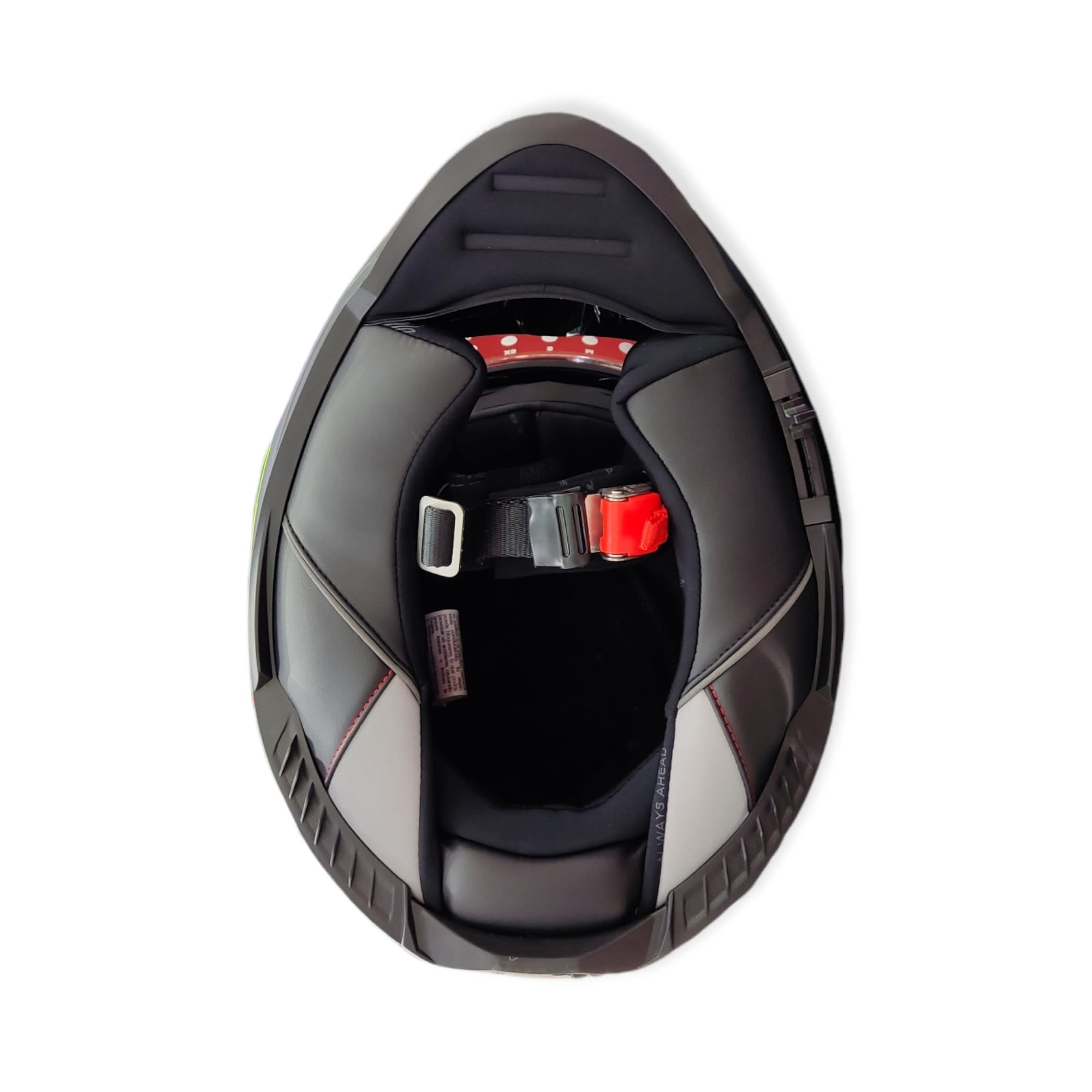 CASCO LS2 FF 800 STORM NERVE NEGRO MATE H-V AMARILLO