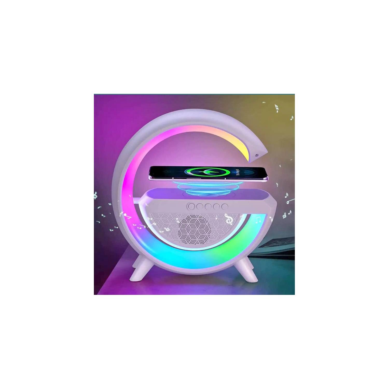 CARGADOR DE TELEFONO INALAMBRICO RGB  MOD BT2301 15741