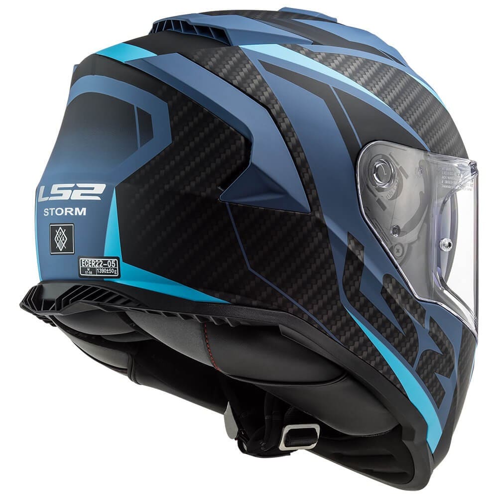 CASCO LS2 FF 800 STORM RACER MAT BLUE