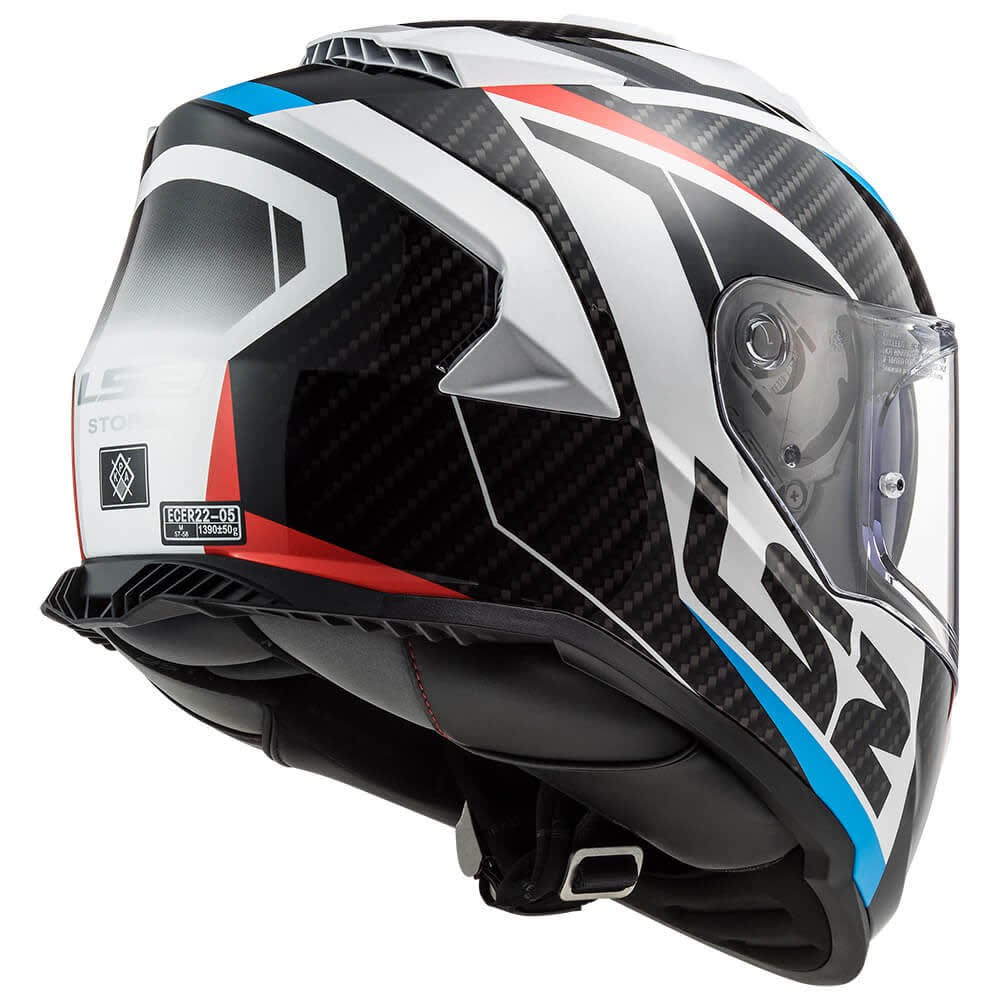 CASCO LS2 FF 800 STORM RACER BLUE RED