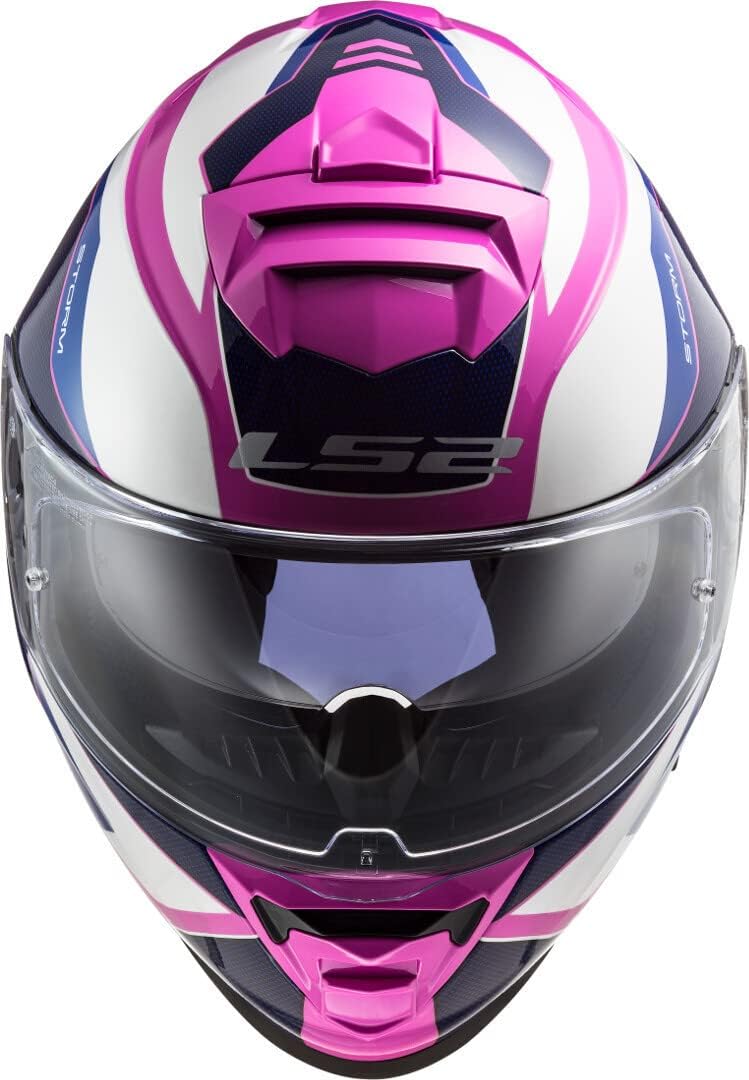 CASCO LS2 FF 800 STORM TECHY WHITE PINK