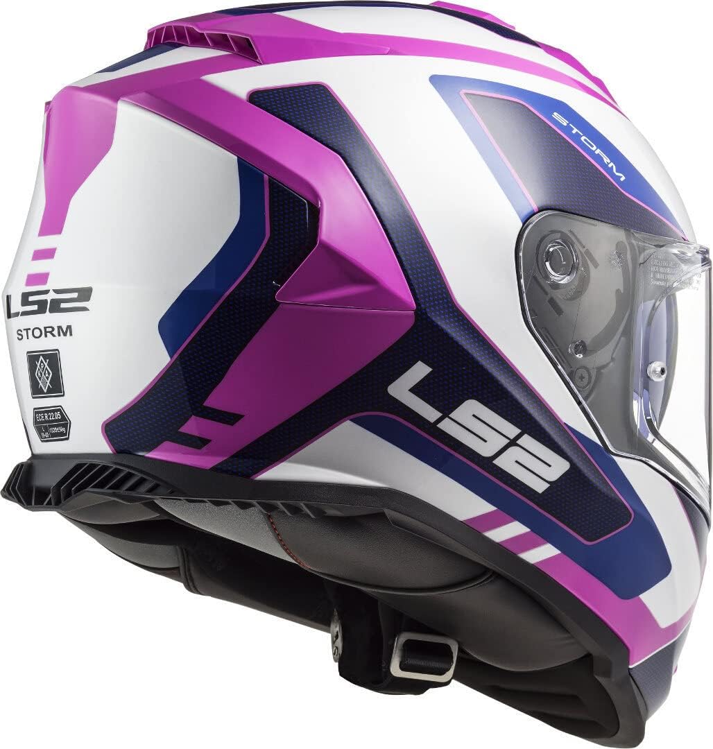 CASCO LS2 FF 800 STORM TECHY WHITE PINK