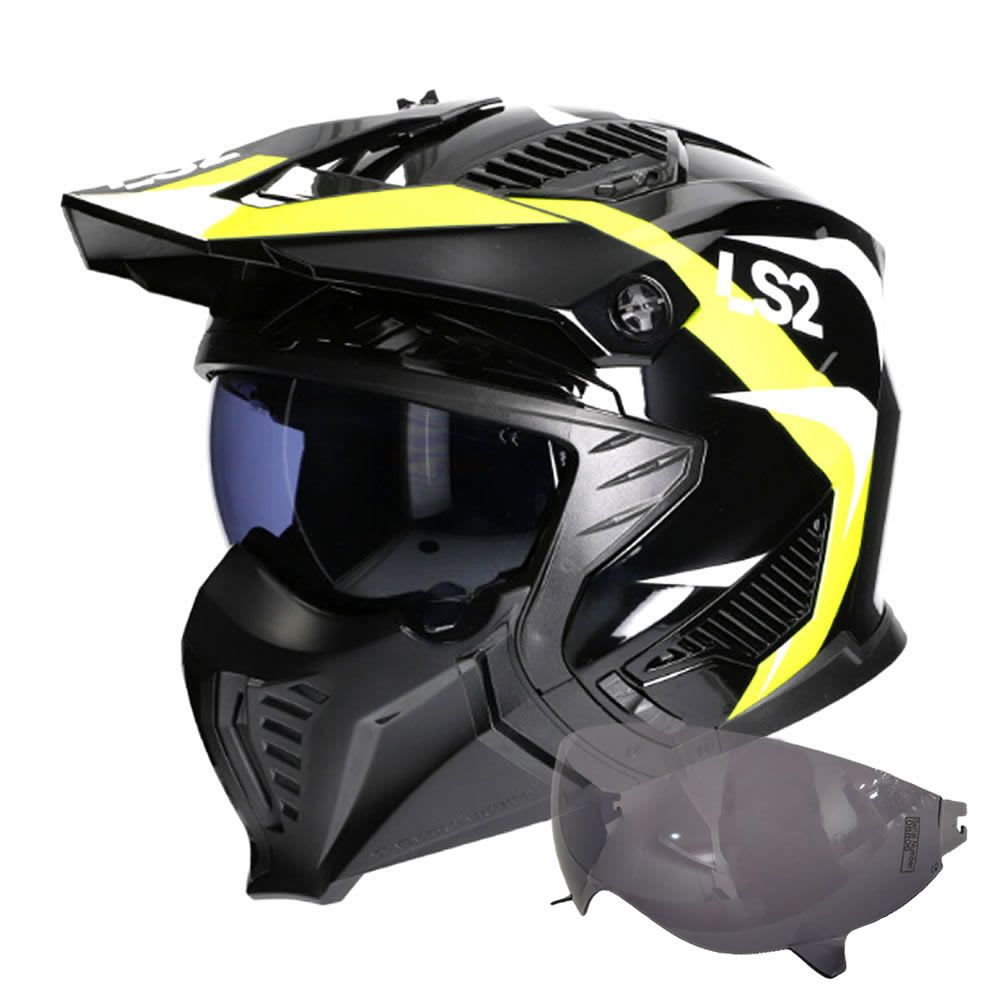 CASCO LS2 OF 606 DRIFTER TRIALITY HI-VIZ