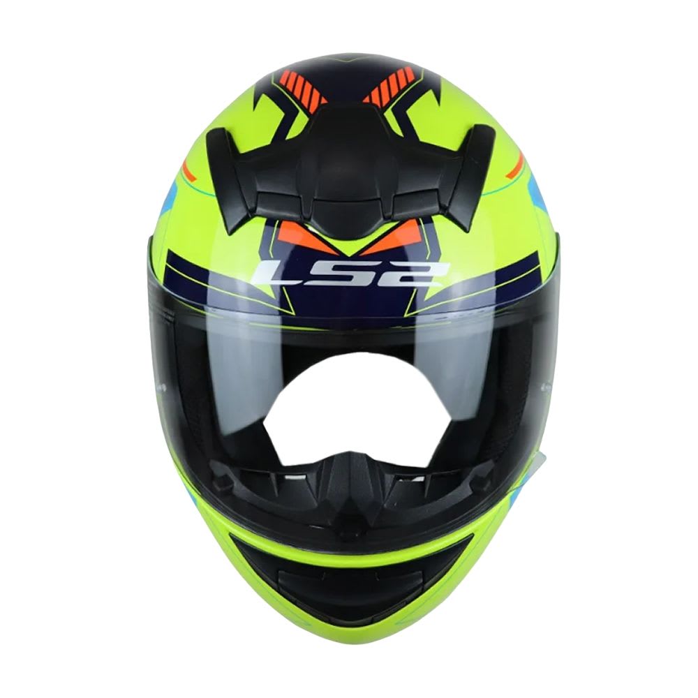 CASCO LS2 FF 352 BETHA AMARILLO AZUL MARINO