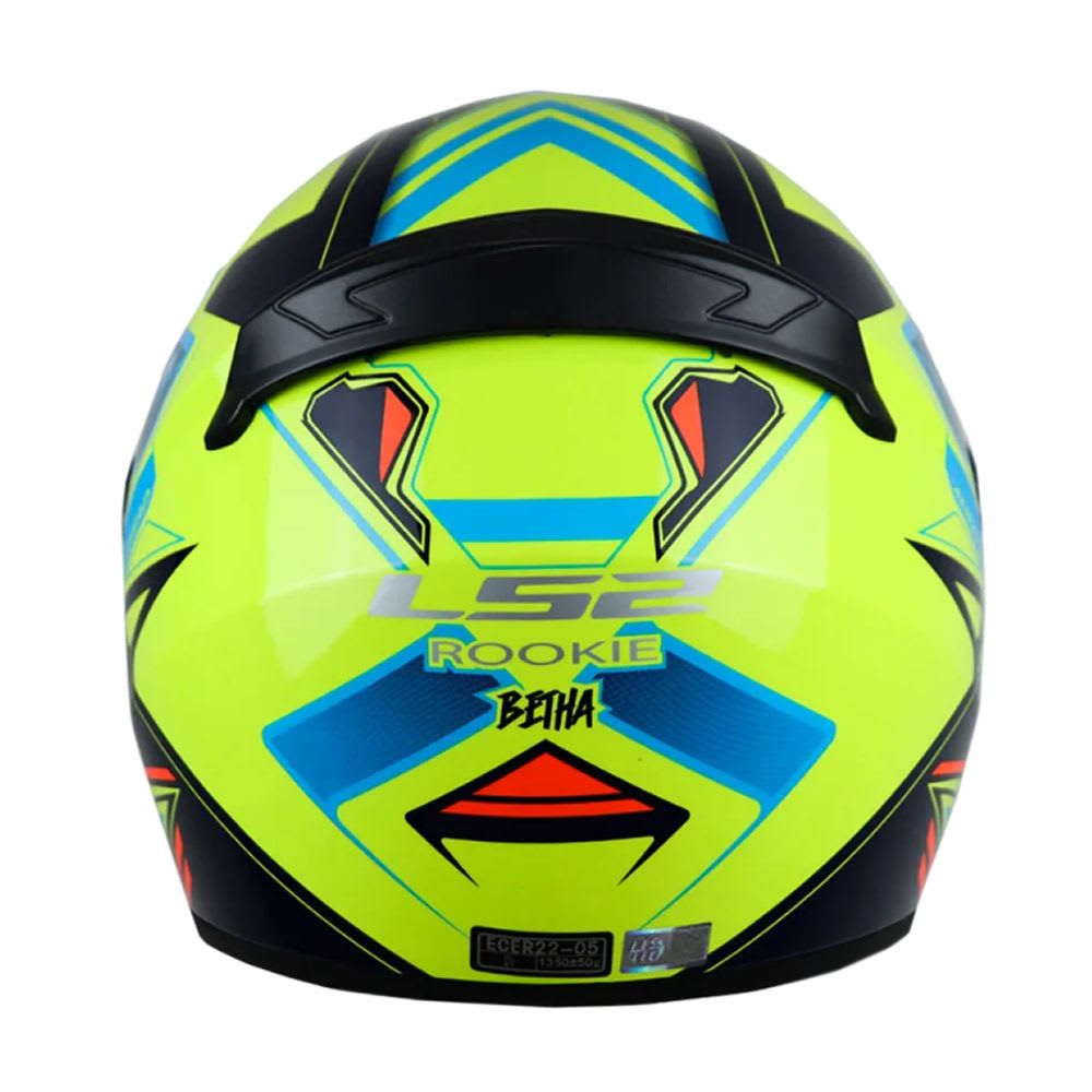 CASCO LS2 FF 352 BETHA AMARILLO AZUL MARINO