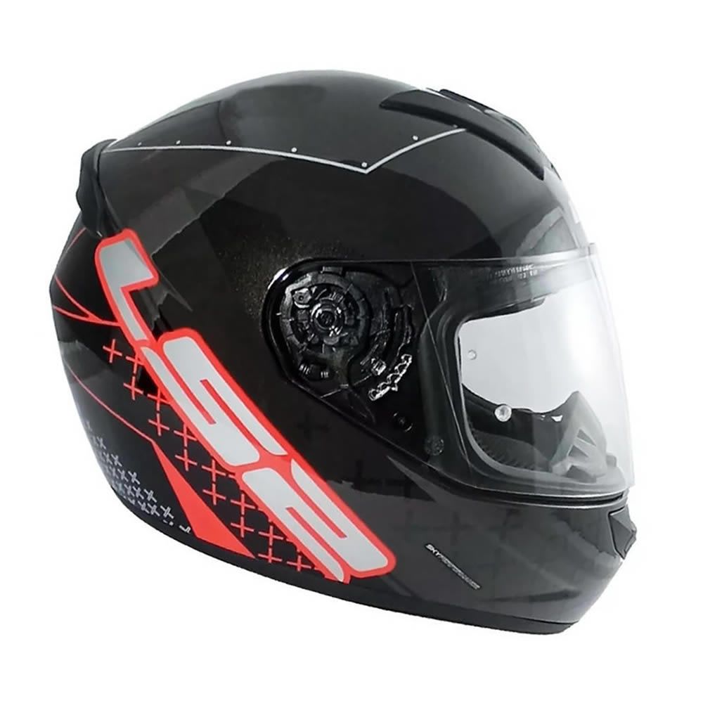 CASCO LS2 FF 352 SLIMO COOL GRIS NEGRO