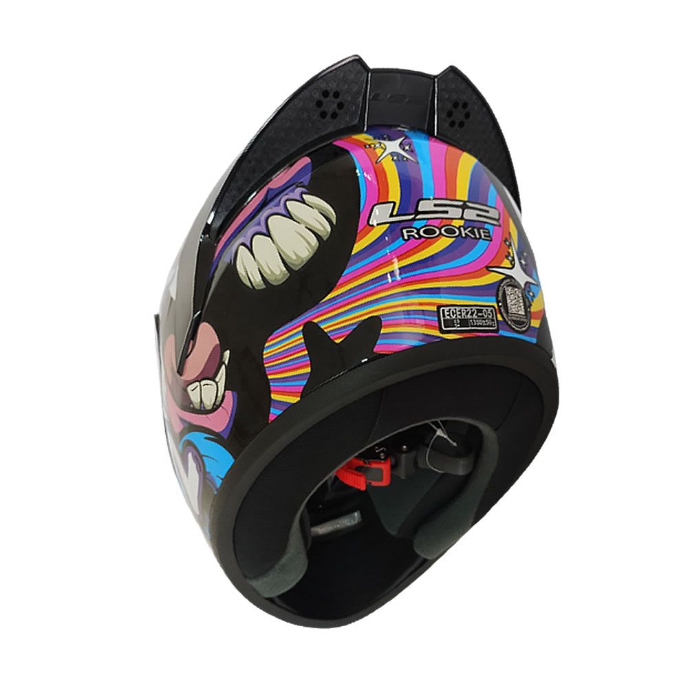 CASCO LS2 FF 352 EVO BUBBLE NEGRO