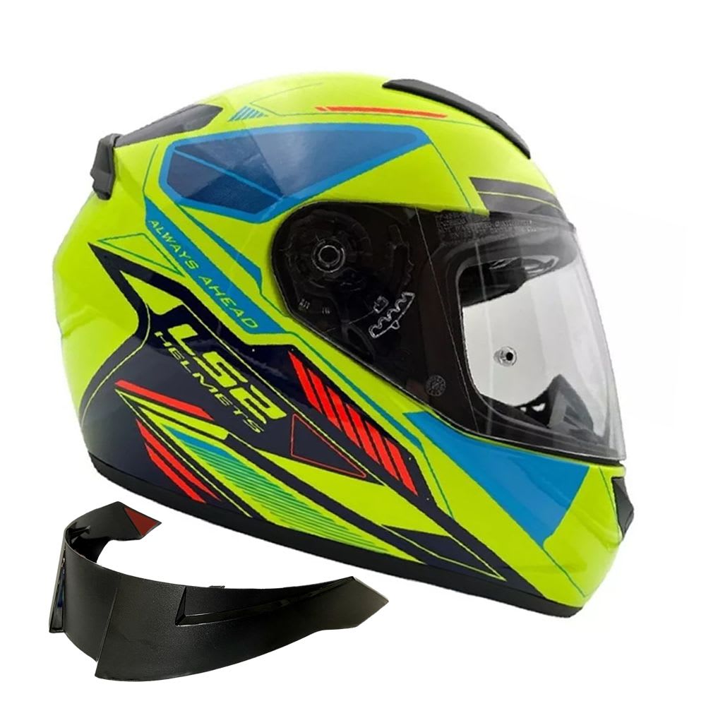 CASCO LS2 FF 352 EVO BETHA AMARILLO AZUL