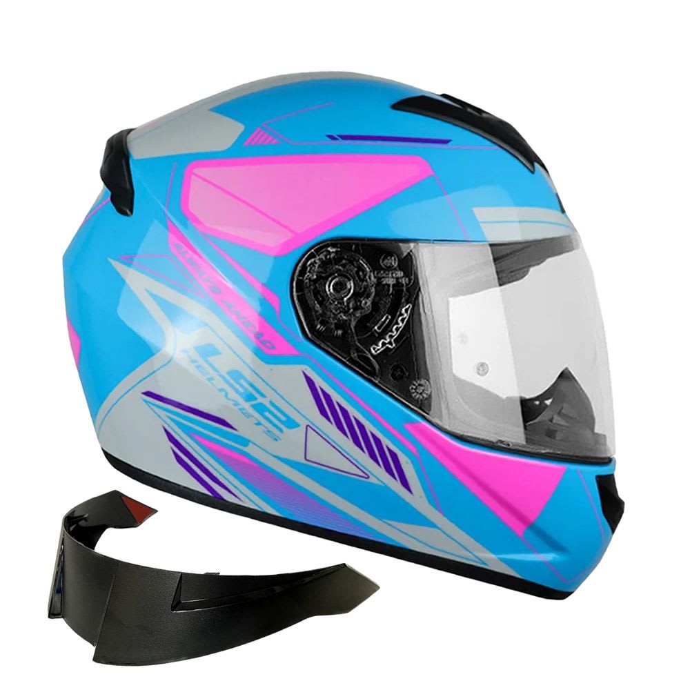 CASCO LS2 FF 352 EVO BETHA AZUL FUCSIA