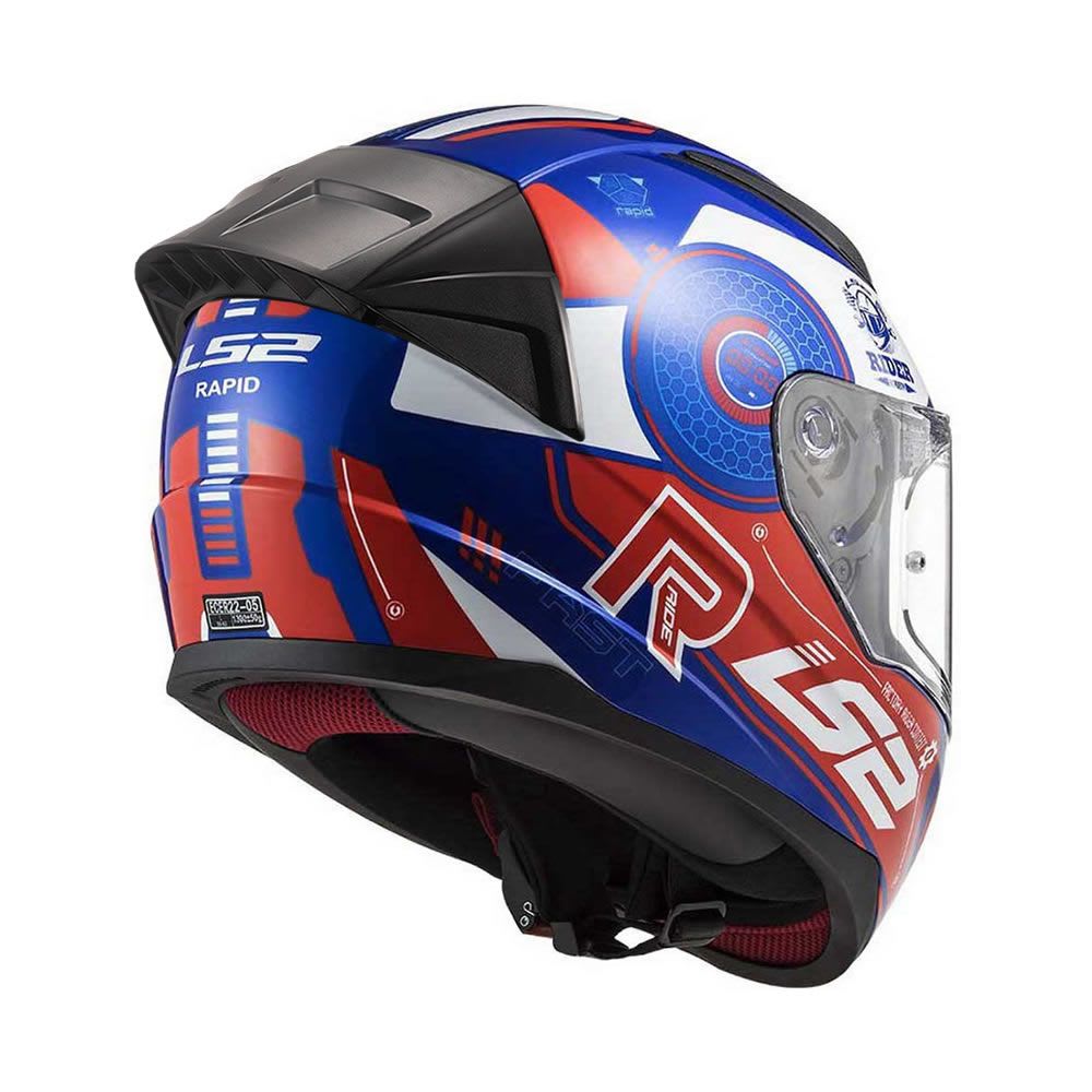 CASCO LS2 FF 353 EVO RAPID STRATUS AZU ROJ BCO