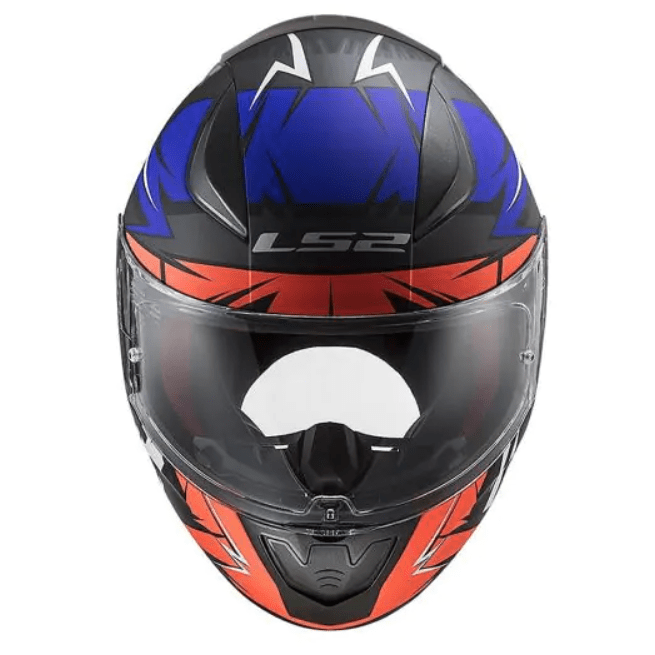 CASCO LS2 FF 353 EVO RAPID CHROMO NAR AZUL FLUO