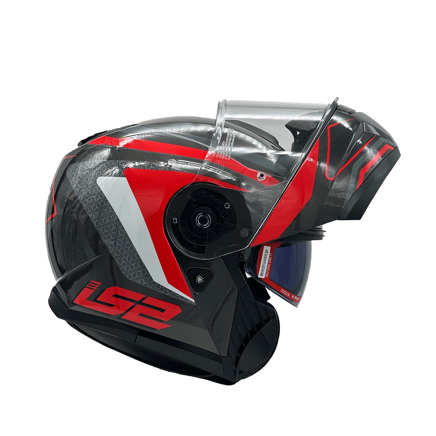 CASCO LS2 FF908 STROBE II PHANTOM TITANIUM GRIS ROJO