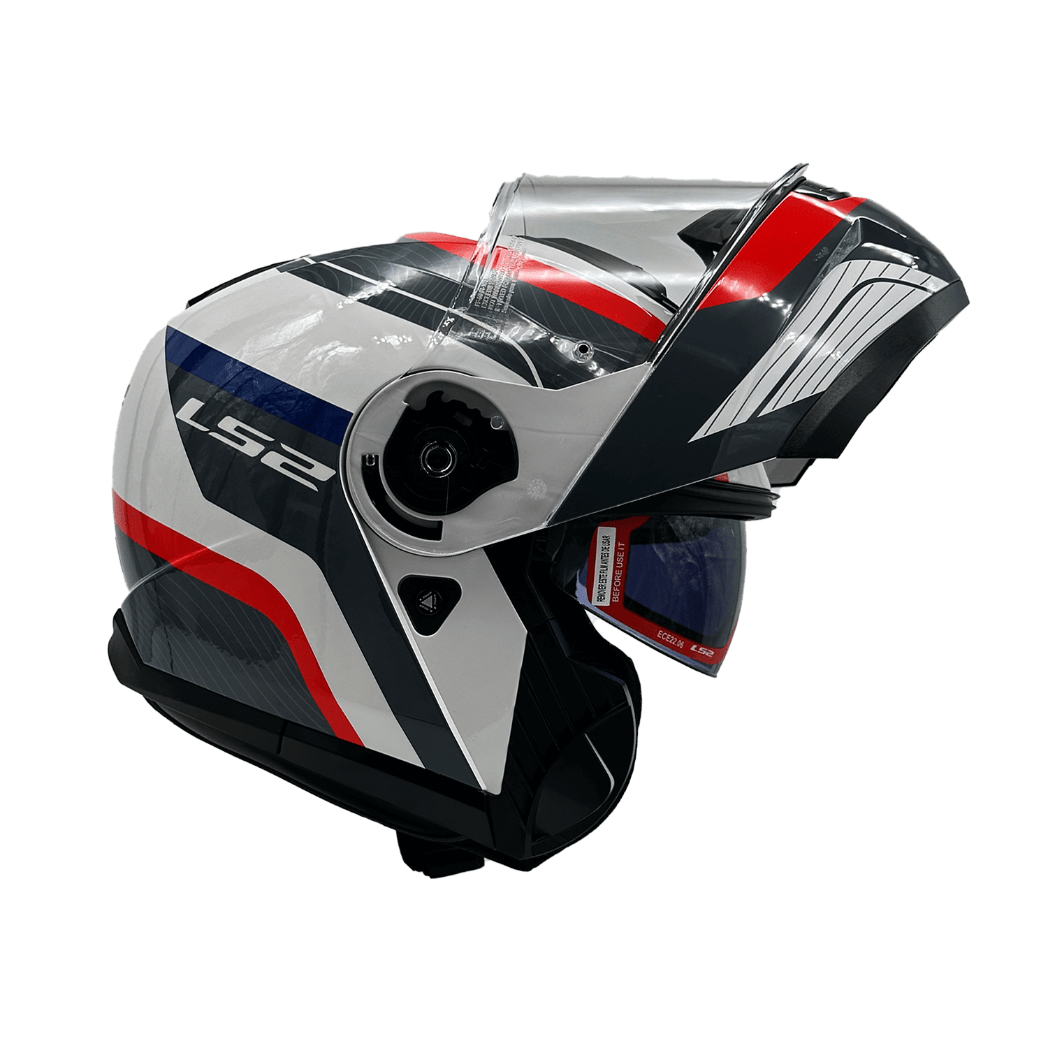 CASCO LS2 FF908 STROBE II MONZA NEGRO BLANCO ROJO