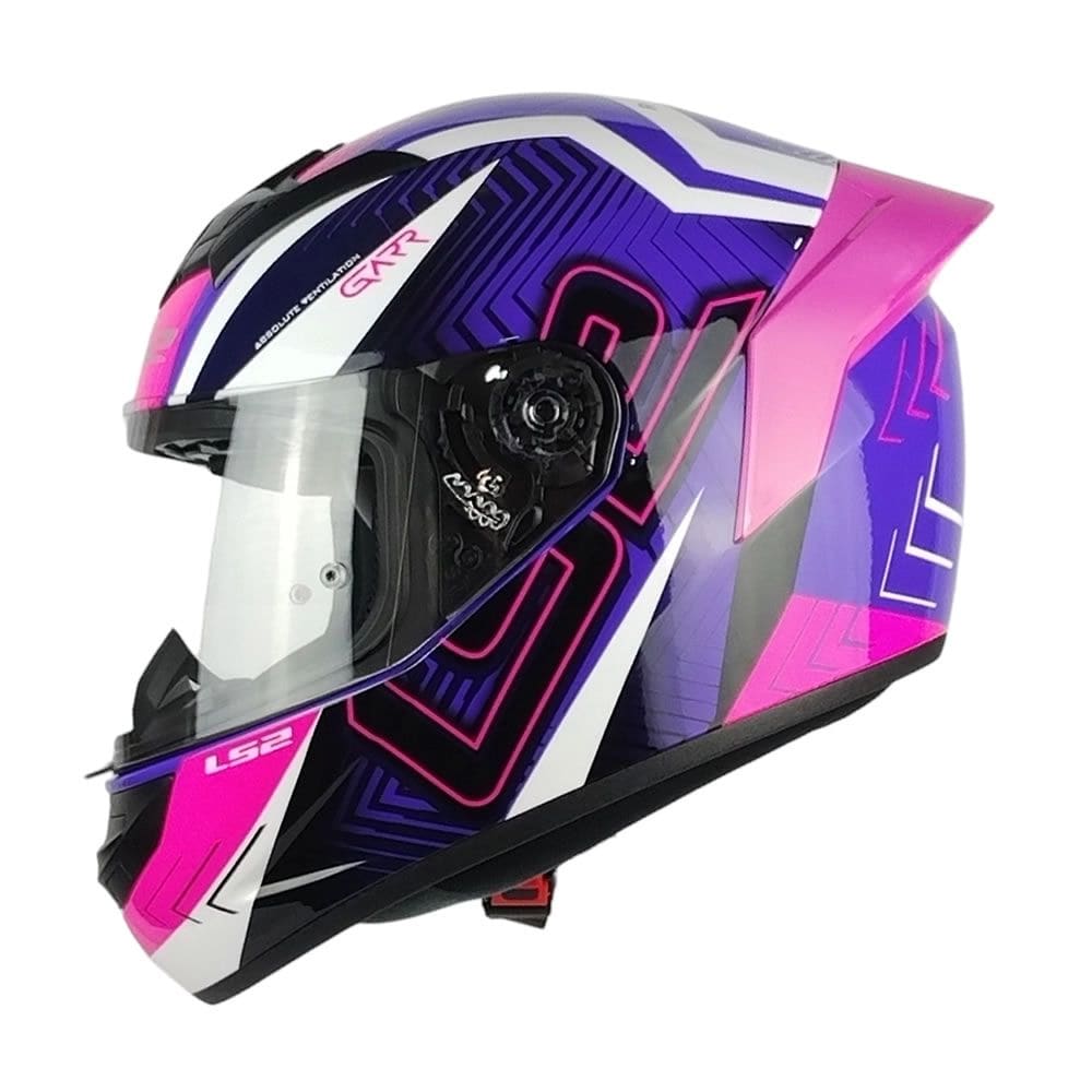 CASCO LS2 FF352 EVO GARR MORADO ROSA SPOILER ROSA