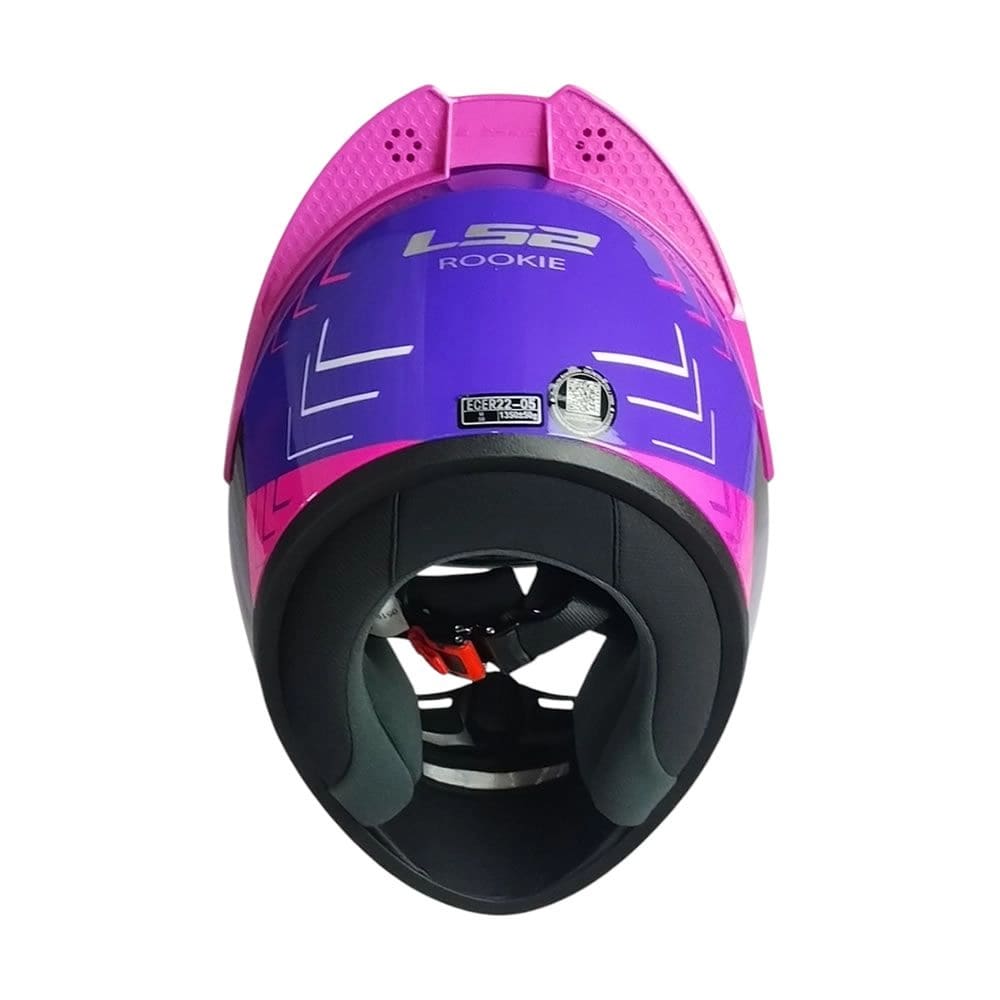 CASCO LS2 FF352 EVO GARR MORADO ROSA SPOILER ROSA