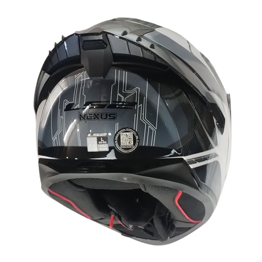 CASCO LS2 FF806 FUSION NEXUS BLANCO NEGRO