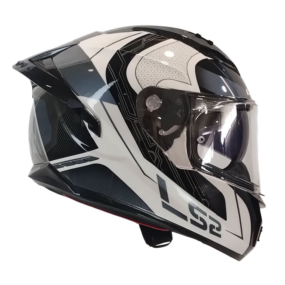 CASCO LS2 FF806 FUSION NEXUS BLANCO NEGRO