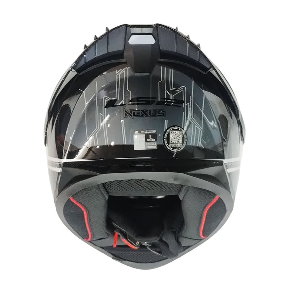 CASCO LS2 FF806 FUSION NEXUS BLANCO NEGRO